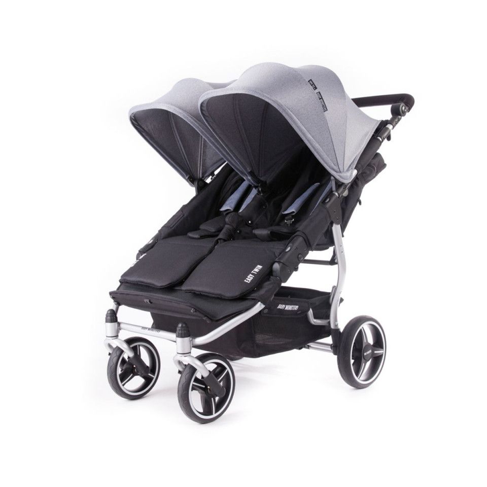 Baby monsters easy twin 3S light kolica - sivi ram