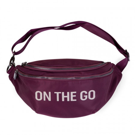 BANANA BAG ON THE GO HIP BAG, AUBERGINE