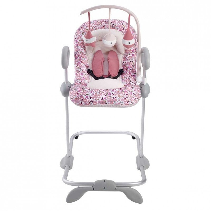 Beaba babybouncer pink liberty ležaljka-ljuljalica