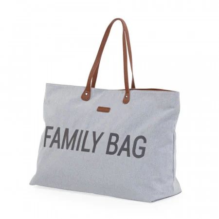 Childhome FAMILY BAG, canvas, grey