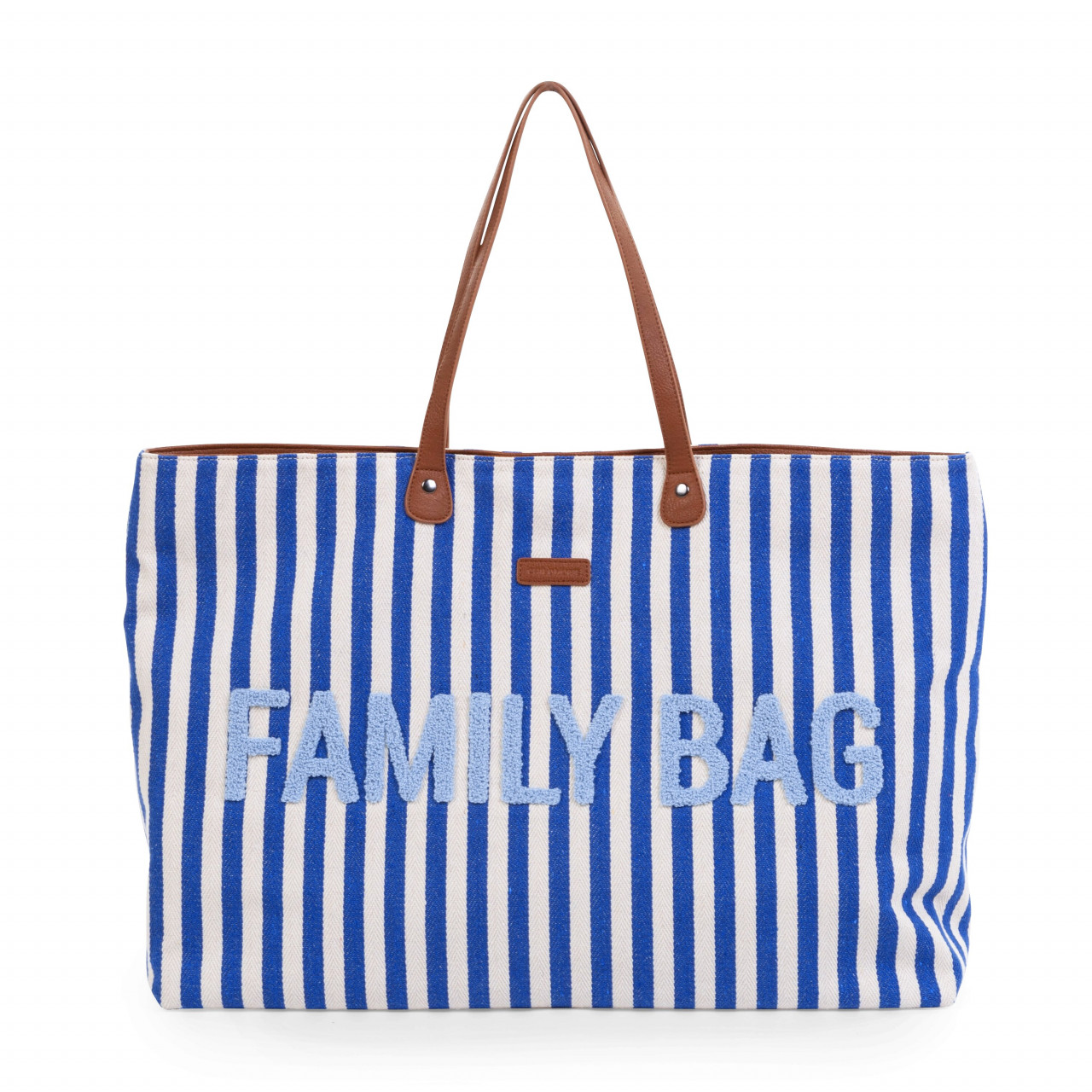 Childhome FAMILY BAG, Stripes - Electric Blue/Light Blue