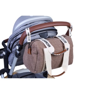 Childhome Mommy Club Nursery bag - Signature - Teddy Soft Brown