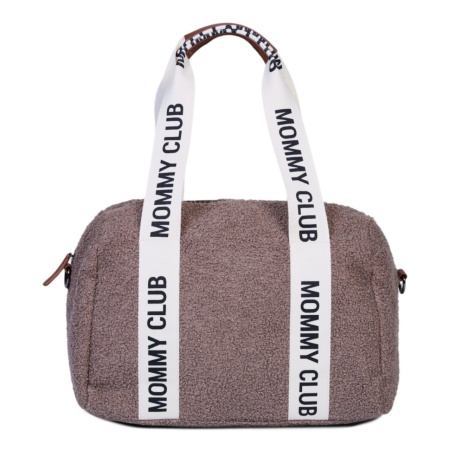 Childhome Mommy Club Nursery bag - Signature - Teddy Soft Brown