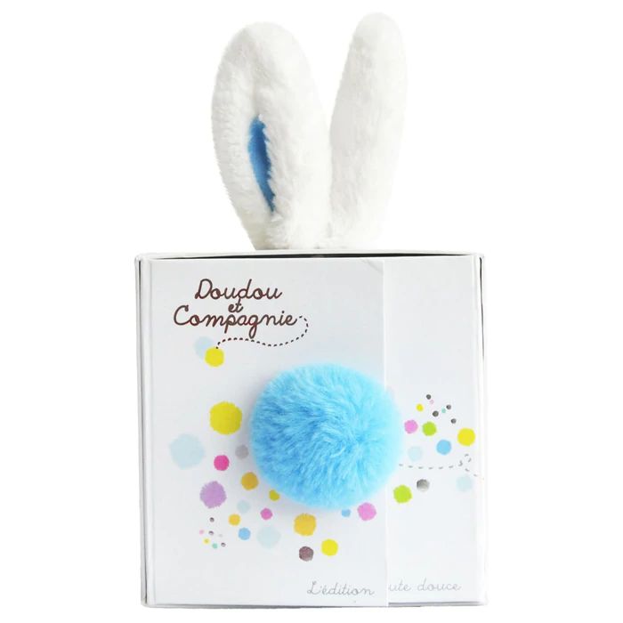 Doudou et Compagnie Pufnasti zeka - plavi 20cm