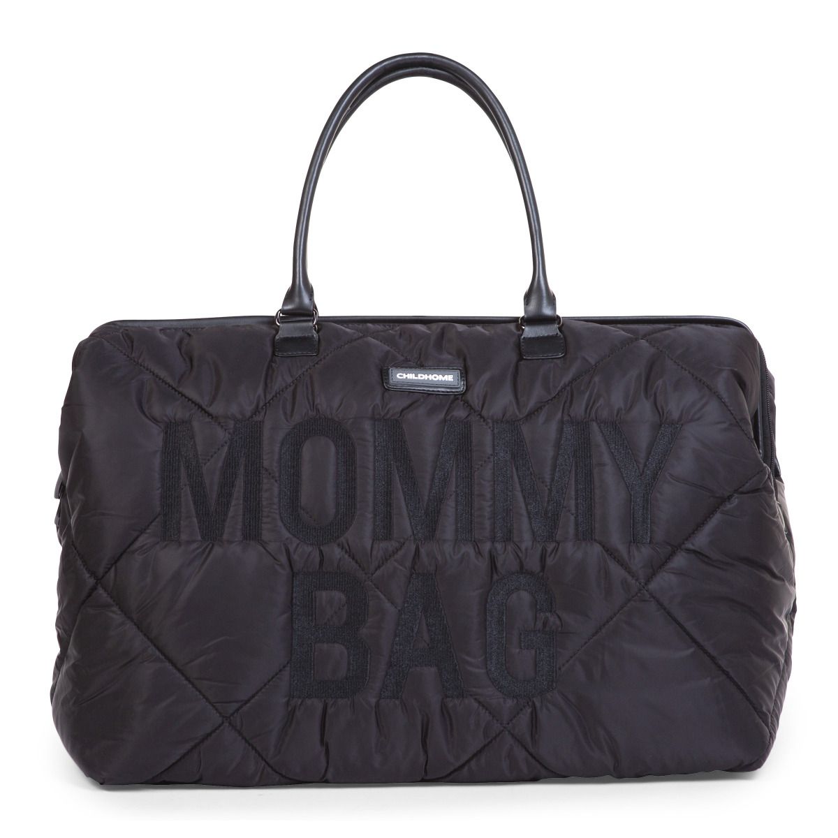 Childhome Mommy bag crna štepana