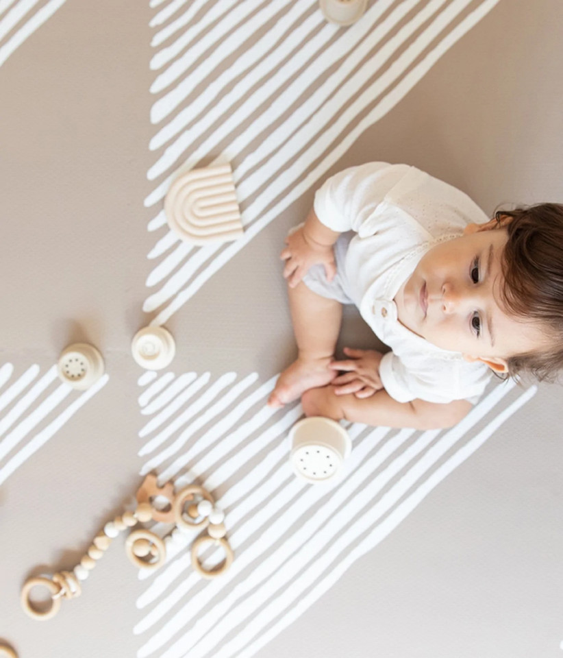 Toddlekind® Podloga za igru Sandy Lines Tan