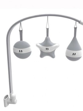 Beaba igračka za ležaljku palm tree - siva