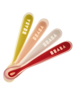 Beaba silikonski set 1st kašičica- bunny ergo