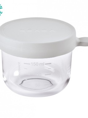 Beaba staklena posuda  za čuvanje hrane 150ml siva
