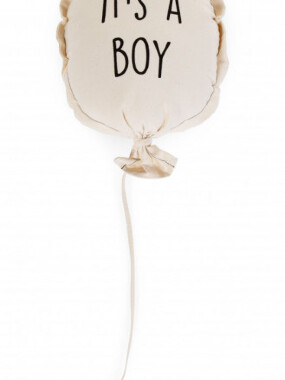 Childhome Balon od platna - It's A Boy- Zidna dekoracija - 35x26x8 Cm