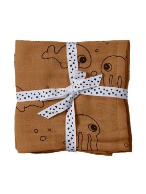 Done by deer sea friends pelene 120 x 120- oker