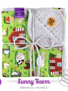 Milovia prekrivač 140x100 - farma