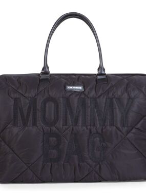 Childhome Mommy bag crna štepana